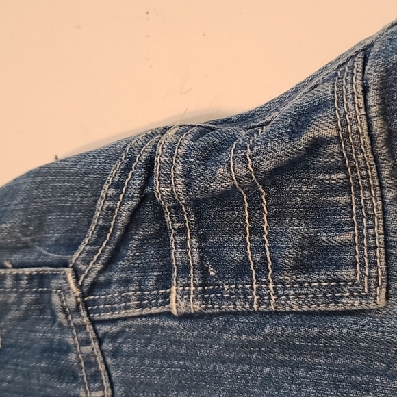 OshKosh Toddler Girl's Denim Overall Dress Pockets Size 24 months EUC - Picture 7 of 10